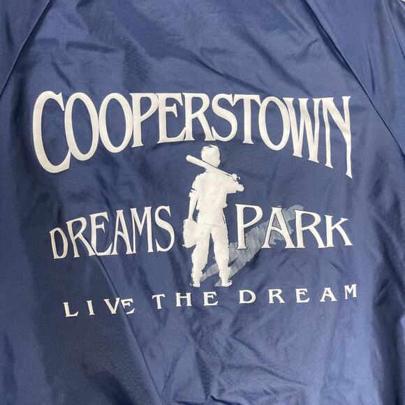 Cooperstown Dream Park Jacket Adult Large Blue Baseball - Picture 11 of 15
